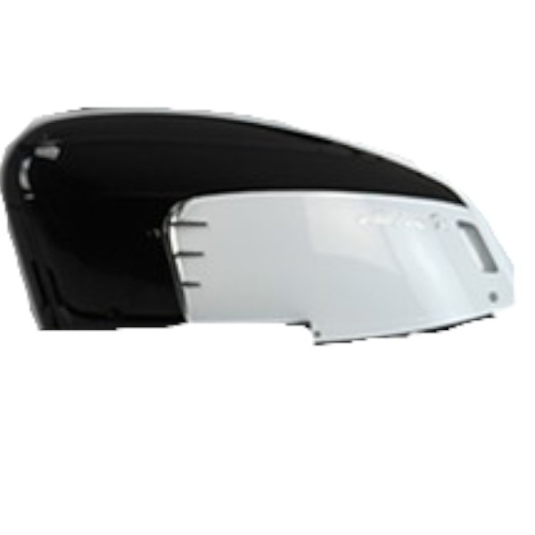 Royal Alloy Left Side Cover - Black And White